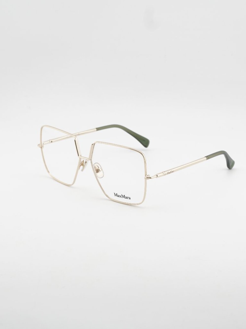 Max Mara MM5120 032 Eyeglasses Pale Gold 55mm Butterfly Frame